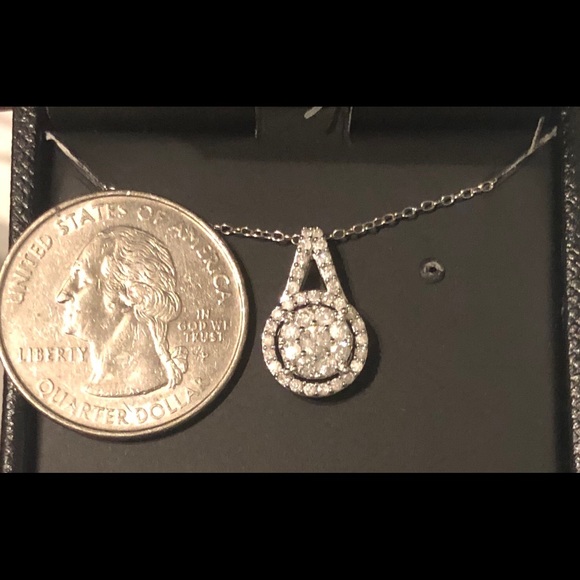 1/2 ct. t.w. Diamond Pendant 18” Necklace - Picture 3 of 4